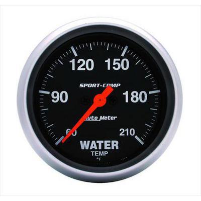 Auto Meter Sport-Comp Electric Low Temperature Water Gauge - 3569
